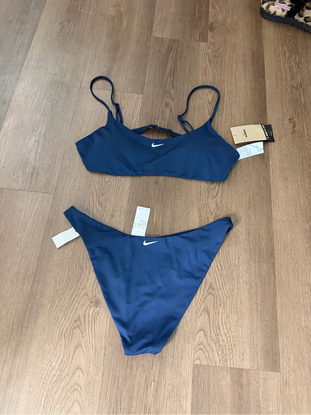 Nike Women's Dark Blue Two-Piece Bikini Set